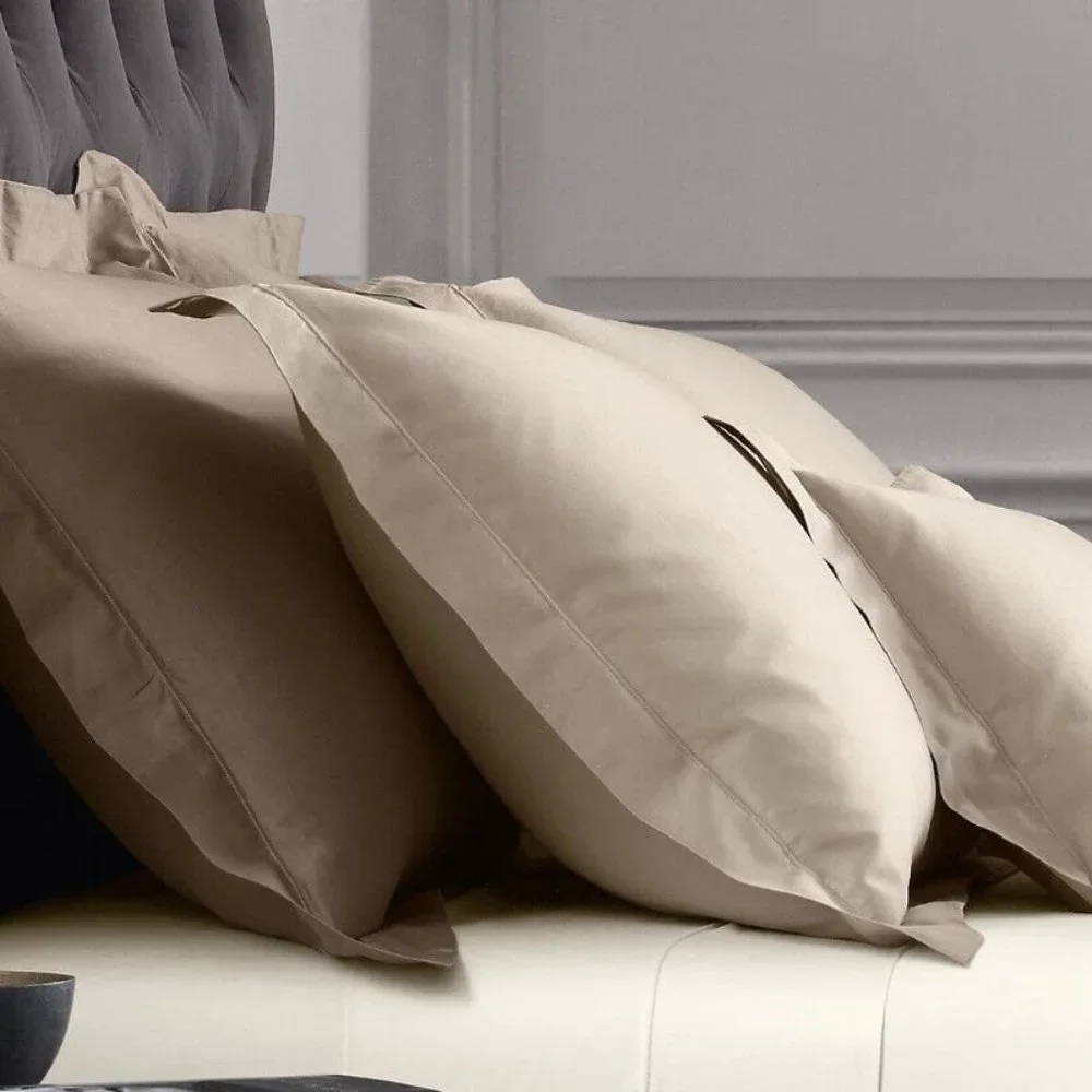NEW!Restoration Hardware ITALIAN VINTAGE-WASHED 600 SATEEN KING Pillow SHAM DOVE